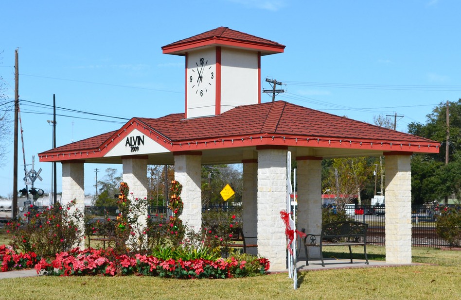 Alvin Train Depot, Alvin Train, Train Depot