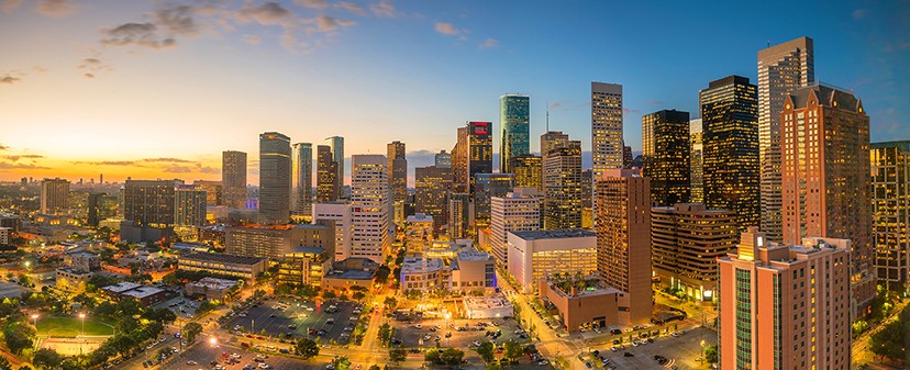 Houston Texas Ariel View